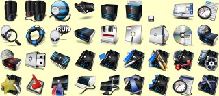 Click to enlarge theme icons