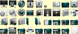 Click to enlarge theme icons