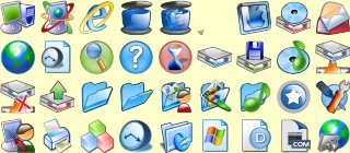 Click to enlarge theme icons