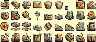 Click to enlarge theme icons