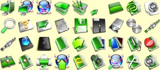 Click to enlarge theme icons