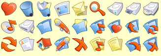 Click to enlarge theme icons