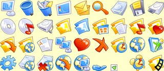 Click to enlarge theme icons