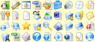 Click to enlarge theme icons