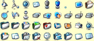 Click to enlarge theme icons