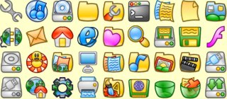 Click to enlarge theme icons