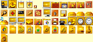 Click to enlarge theme icons