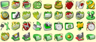 Click to enlarge theme icons