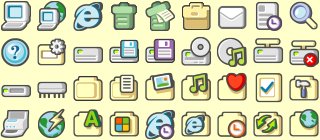 Click to enlarge theme icons