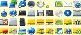 Click to enlarge theme icons