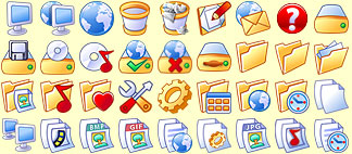 Click to enlarge theme icons