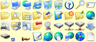 Click to enlarge theme icons