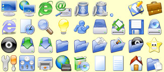 Click to enlarge theme icons