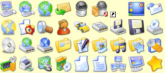 Click to enlarge theme icons